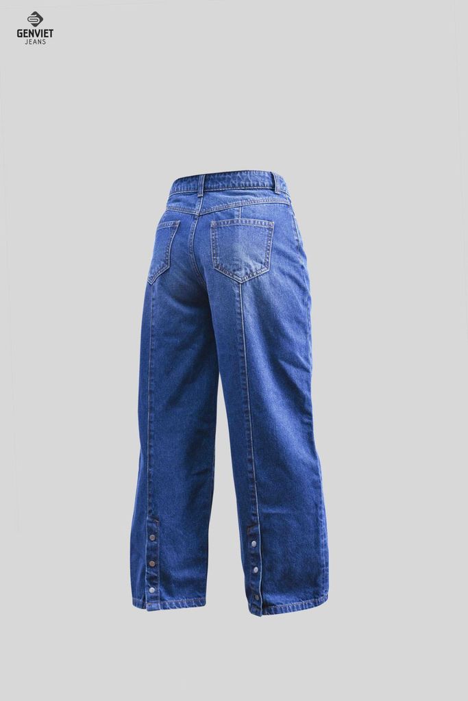 Quần Dài Nữ Jeans Suông TQ124J8156