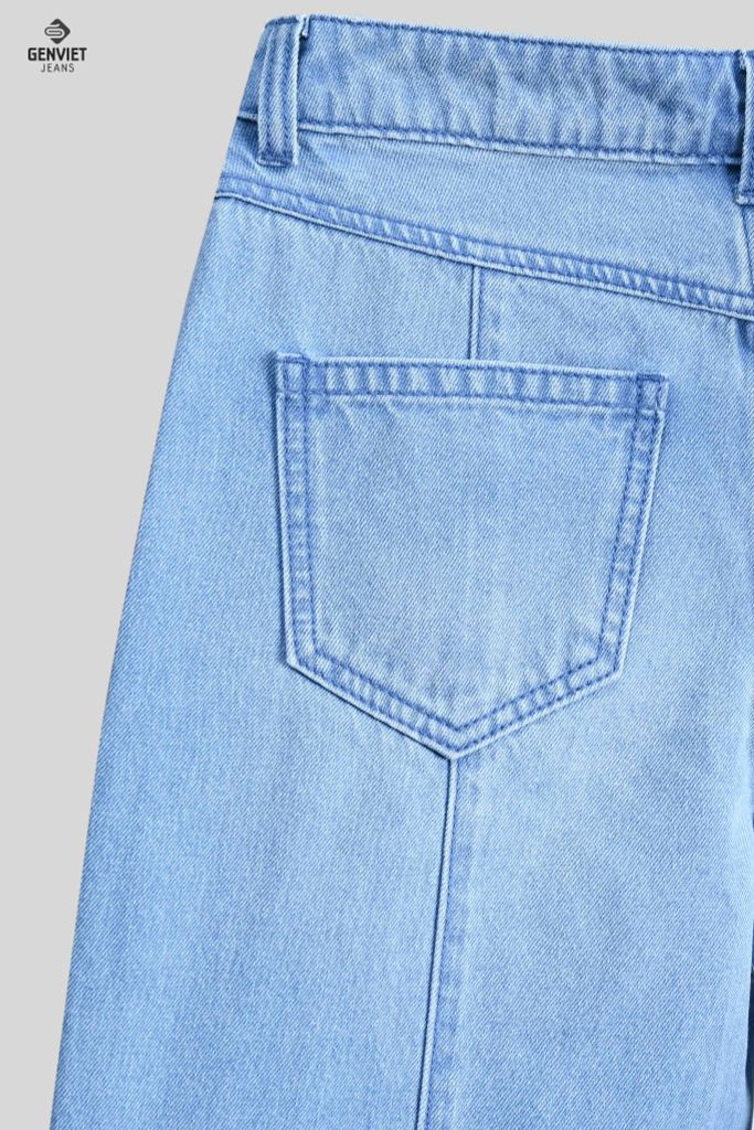 Quần Dài Nữ Jeans Suông TQ124J8156