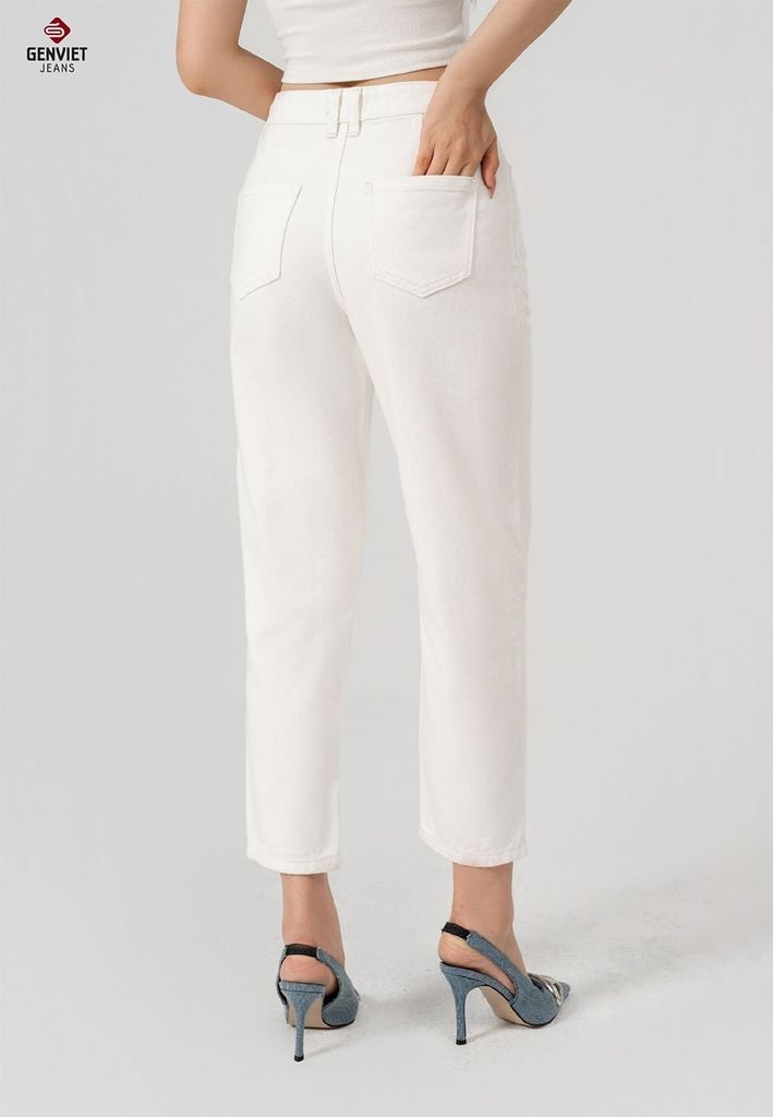 Quần Jeans Nữ Dáng Baggy TQ104J8147