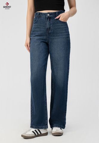 Quần Jeans Nữ Ống Suông TQ124J8637