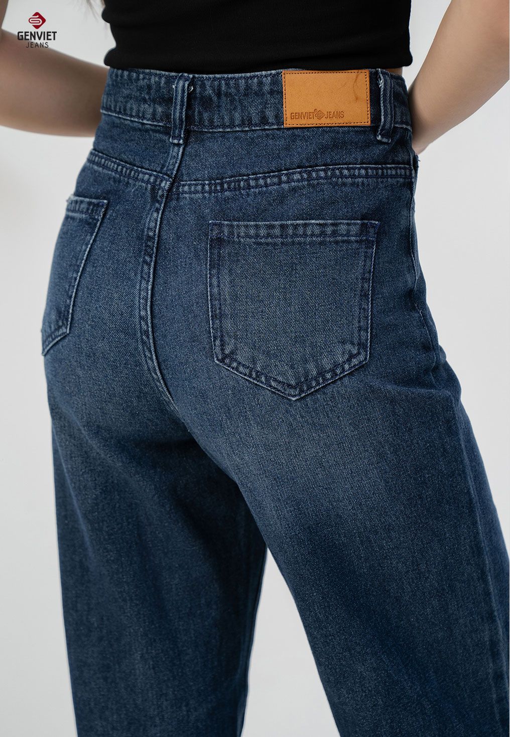  Quần Dài Nữ Jeans Suông Trẻ Trung TQ124J8637 