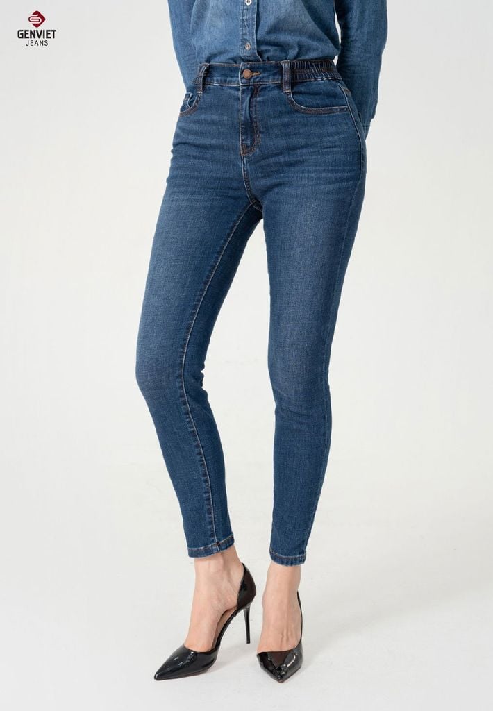 Quần Jeans Nữ Ống Col Vừa DQ103J8392