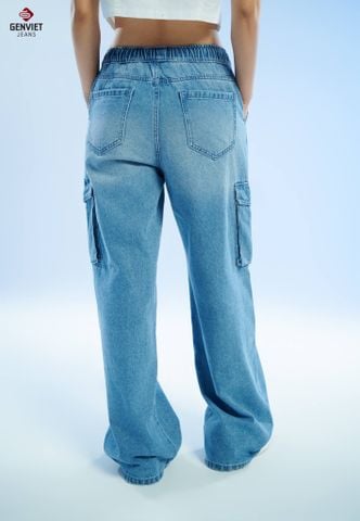 Quần Jeans Nữ Ống Suông XQ124J8694
