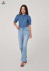 Quần Jeans Nữ Ống Vảy TQ110J8532