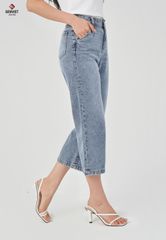 Quần Jeans Nữ Suông Vừa TQ123J8700