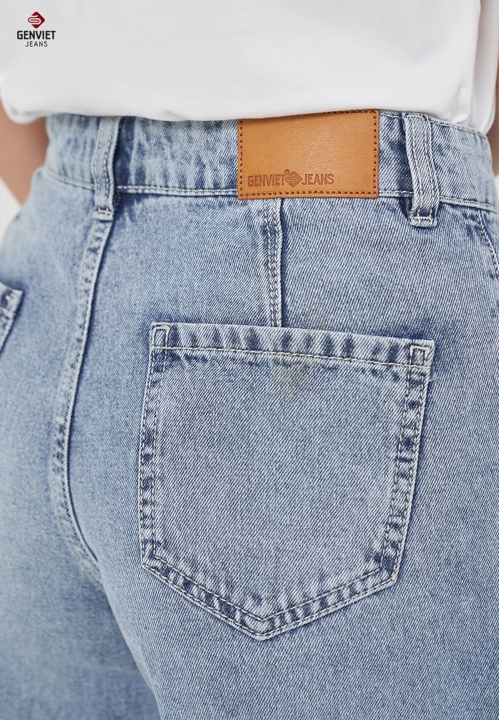  Quần Dài Nữ Jeans Suông Trẻ Trung TQ124J8709 