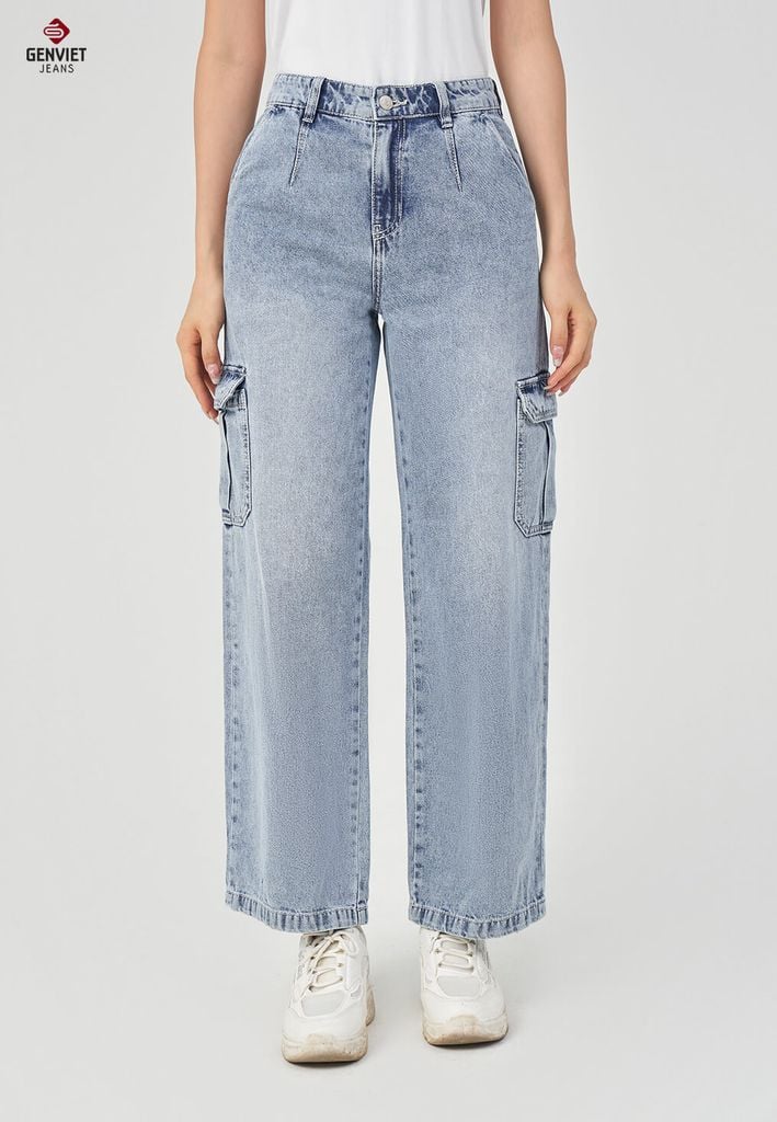 Quần Jeans Nữ Ống Suông