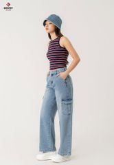 Quần Jeans Nữ Ống Suông XQ124J8398