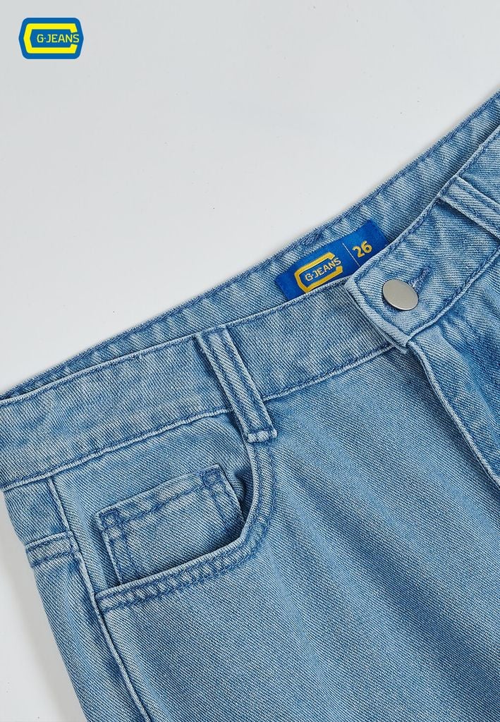 Quần Jeans Nữ Ống Suông TQ124J8710