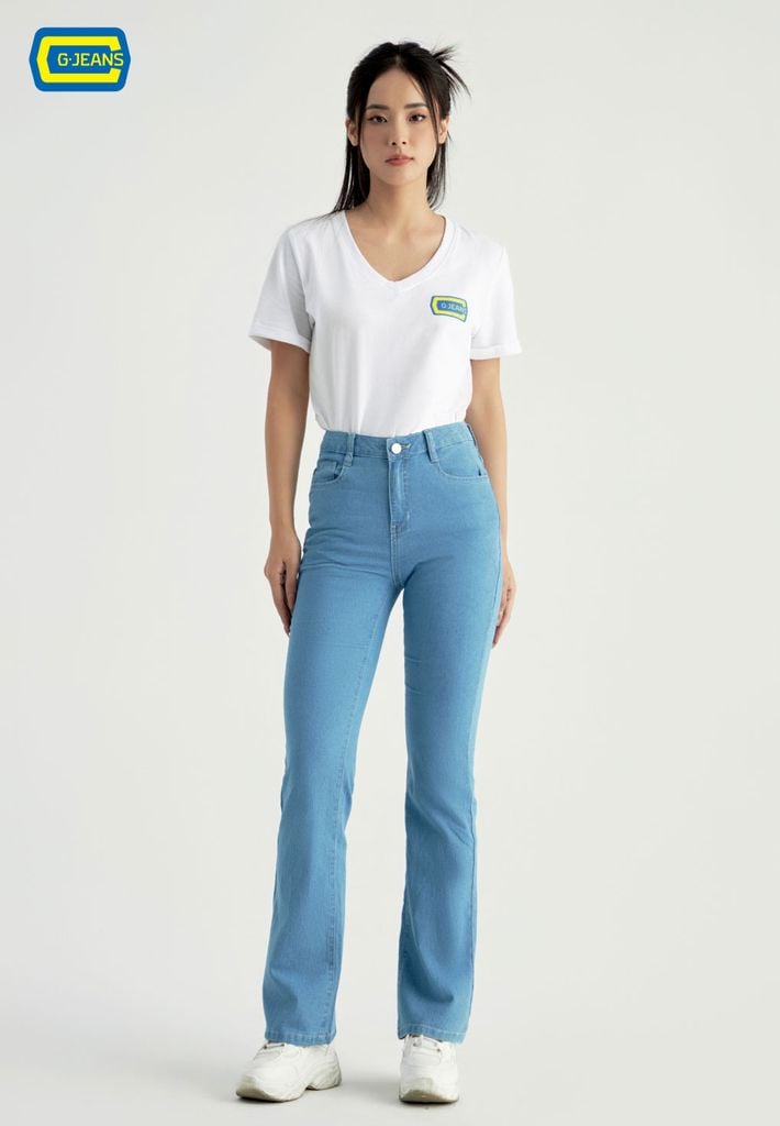 Quần Jeans Nữ Ống Vảy TQ110J8155