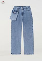 Quần Jeans Nữ Ống Suông