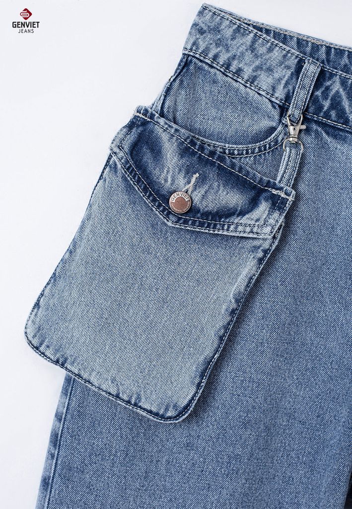 Quần Jeans Nữ Ống Suông