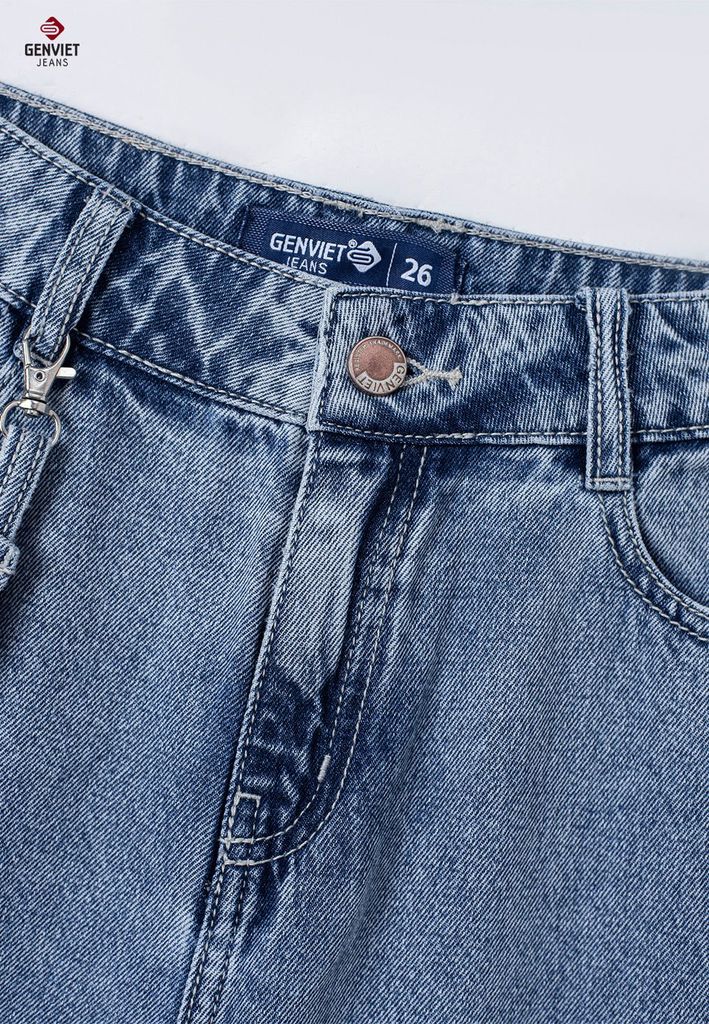 Quần Jeans Nữ Ống Suông