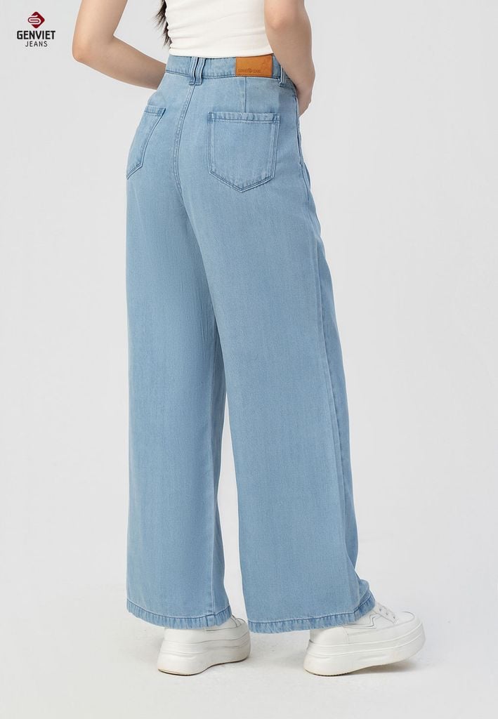 Quần Jeans Nữ Ống Suông TQ124J8531