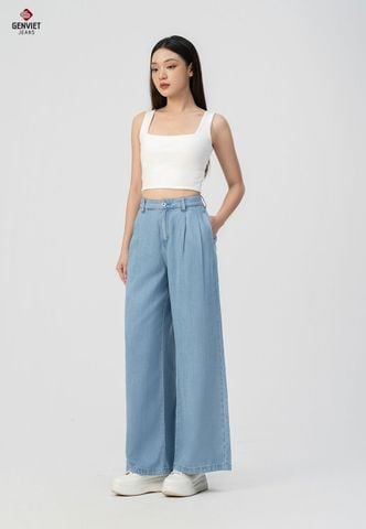 Quần Jeans Nữ Ống Suông TQ124J8531