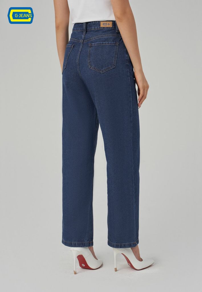 Quần Jeans Nữ Ống Suông TQ124J8710