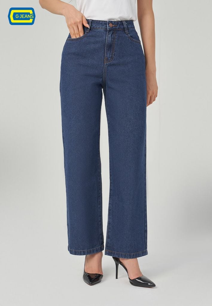 Quần Jeans Nữ Ống Suông TQ124J8710