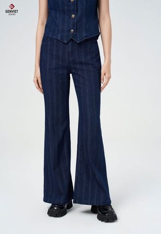 Quần Jeans Nữ Suông Vảy XQ135J8389