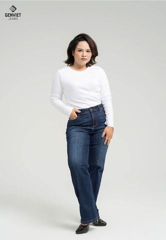 Quần Jeans Nữ Ống Đứng DQ109J8111