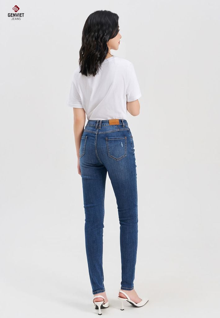 Quần Jeans Nữ Ôm Sát TQ107J8157