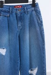 Quần Jeans Nữ Ống Suông TQ124J8154