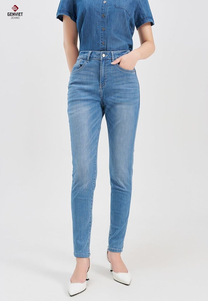 Quần Jeans Nữ Ôm Sát TQ107J8157