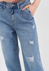 Quần Jeans Nữ Ống Suông TQ124J8154
