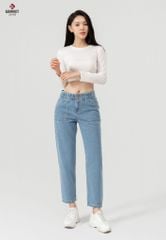 Quần Jeans Nữ Dáng Baggy TQ104J8393