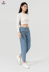 Quần Jeans Nữ Dáng Baggy TQ104J8393