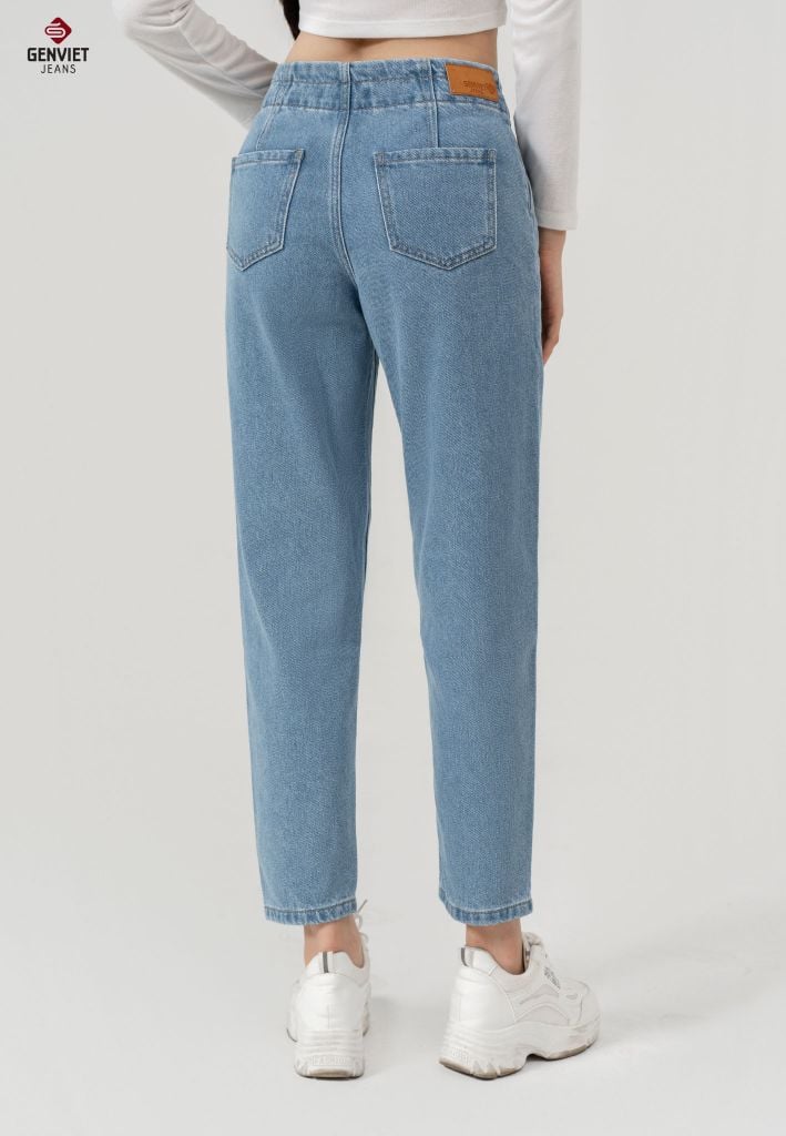 Quần Jeans Nữ Dáng Baggy TQ104J8393