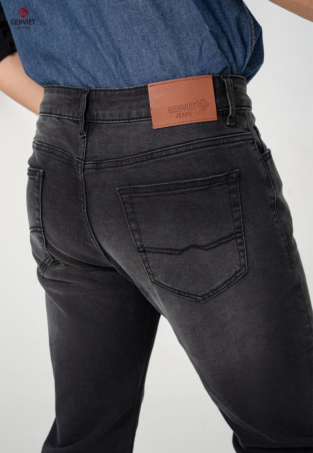  Quần Dài Nam Jeans Col Đứng T1108J8384 