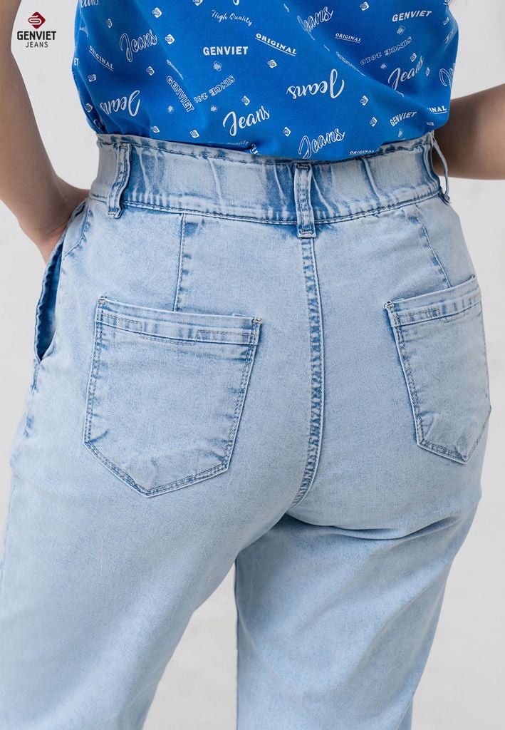 Quần Jeans Nữ Dáng Chinos TQ106J8522