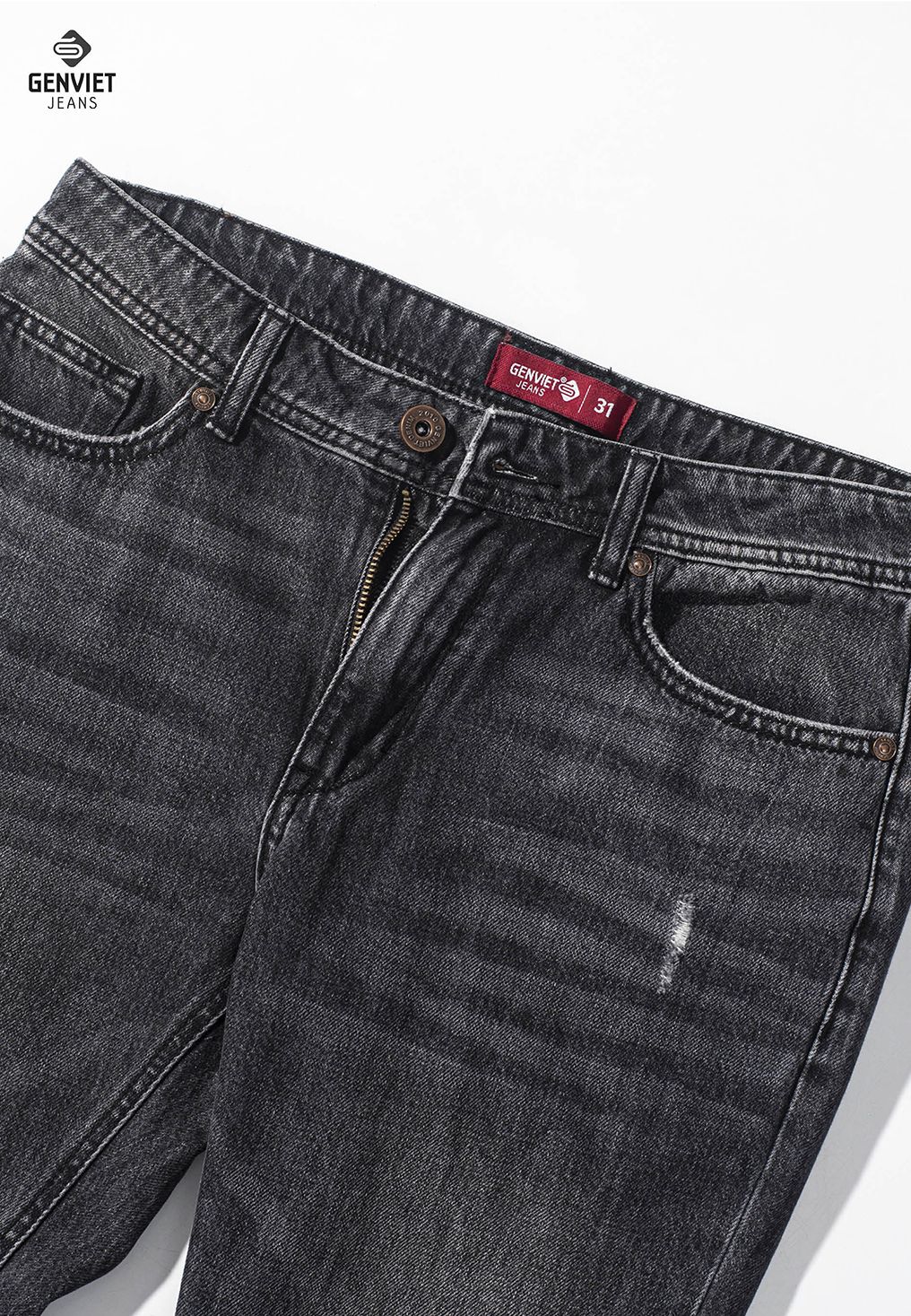  Quần Dài Nam Jeans Col Đứng T1108J8099 