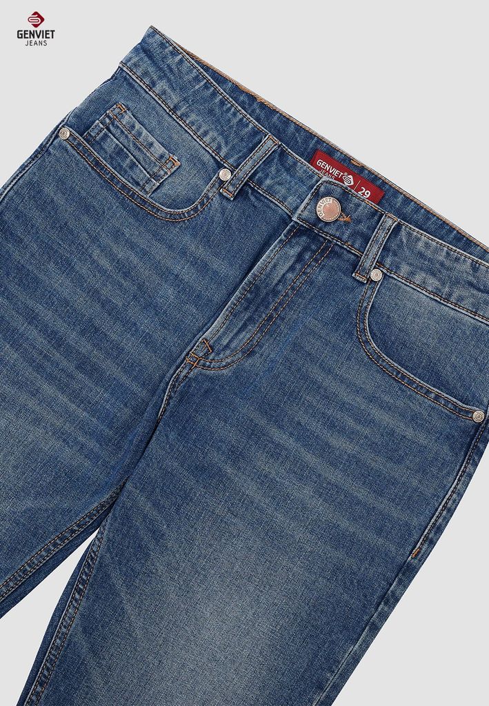 Quần Jeans Nam Ống Col Vừa T1103J8376