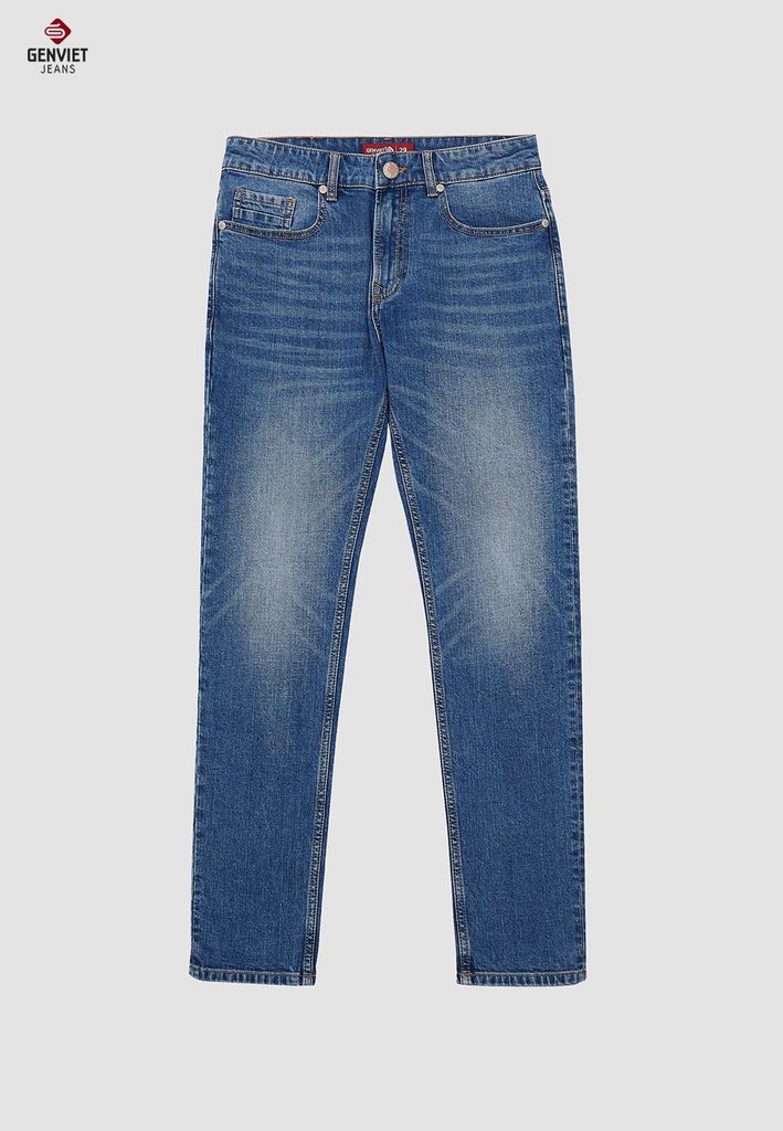 Quần Jeans Nam Ống Col Vừa T1103J8376
