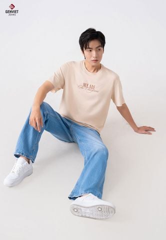 Quần Jeans Nam Ống Suông X1124J8513