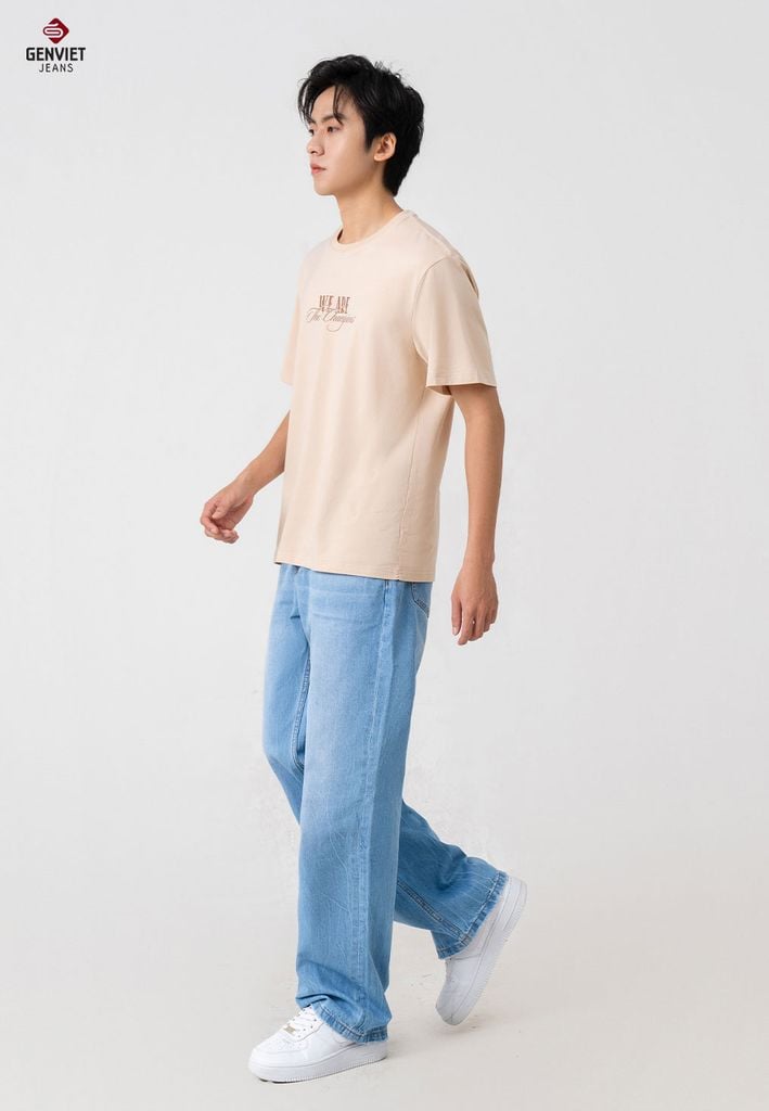 Quần Jeans Nam Ống Suông X1124J8513
