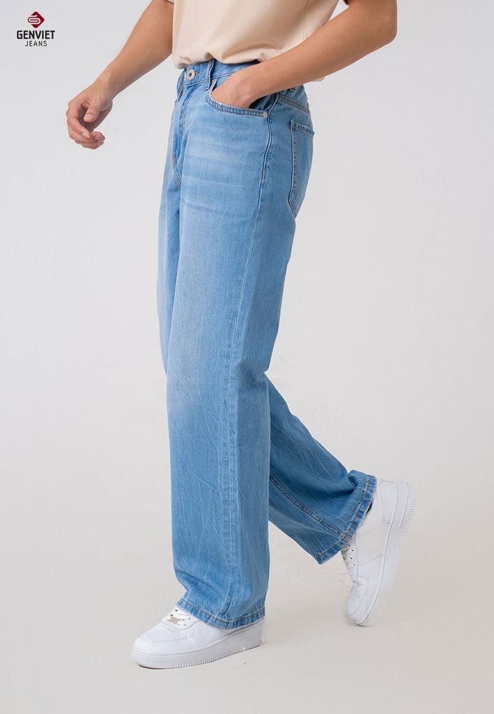 Quần Jeans Nam Ống Suông X1124J8513