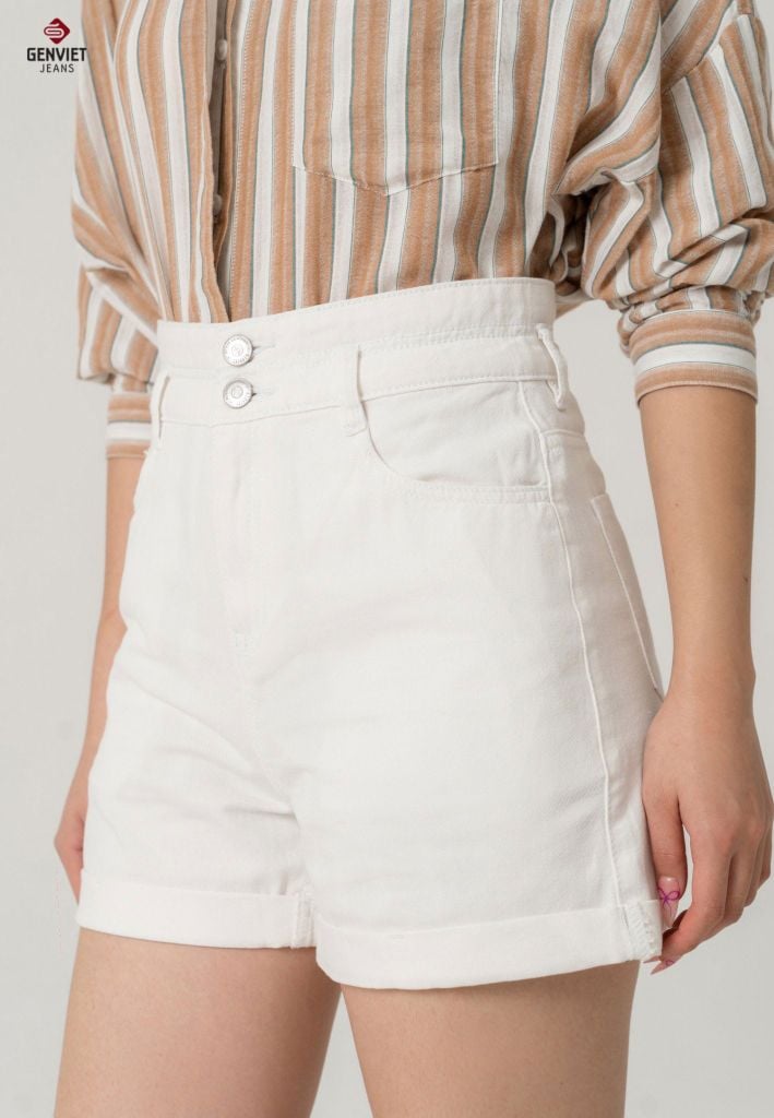 Quần Sooc Jeans Nữ Ống Đứng TQ428K8592