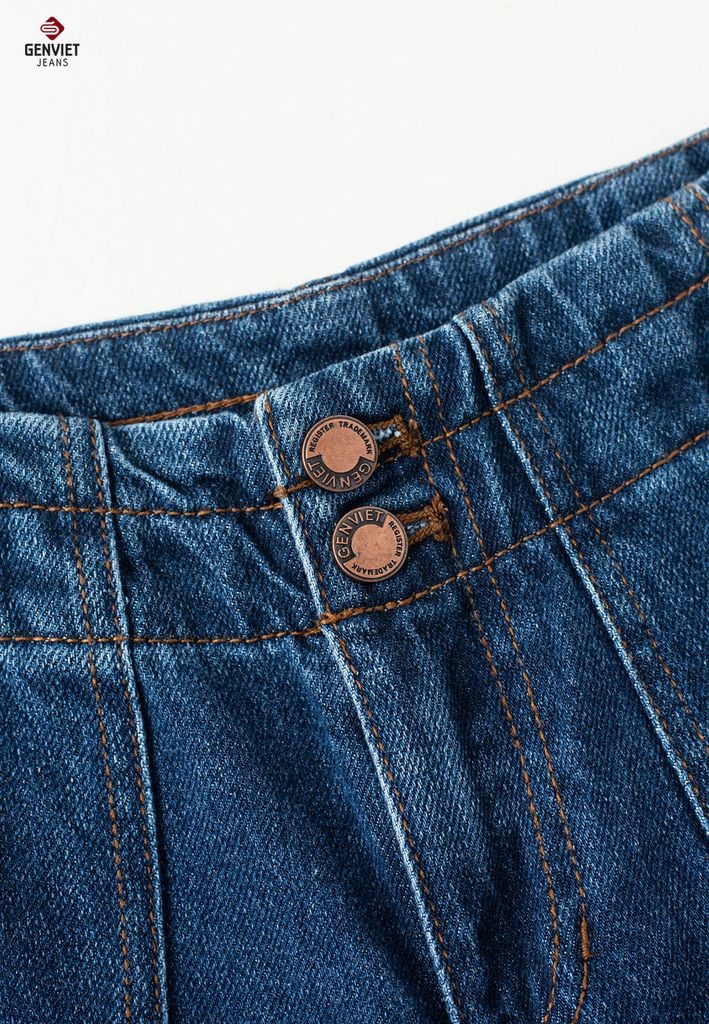 Quần Jeans Nữ Dáng Baggy TQ104J8393