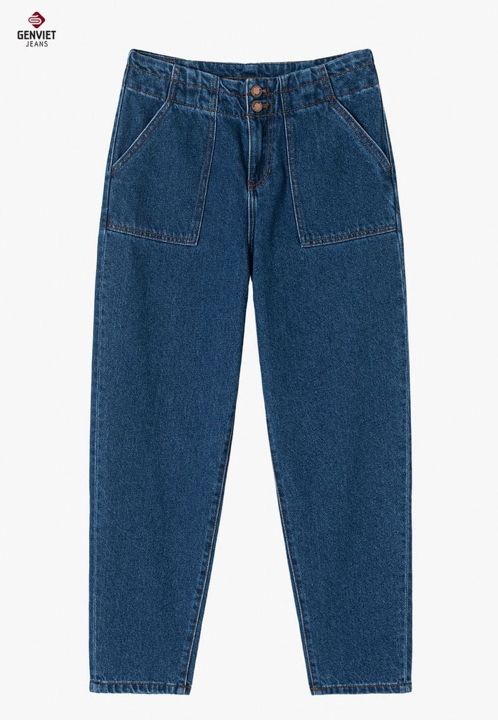 Quần Jeans Nữ Dáng Baggy TQ104J8393
