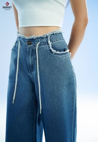 Quần Jeans Nữ Ống Suông XQ124J8692