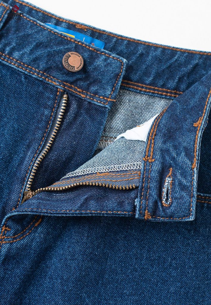 Quần Jeans Nữ Ống Suông TQ124J8489