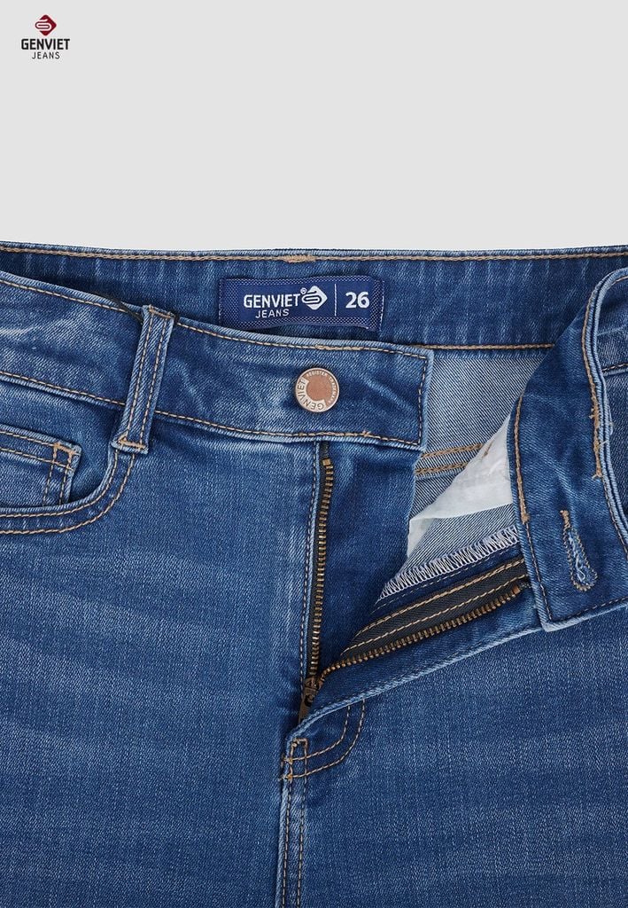 Quần Jeans Nữ Ống Vảy TQ110J8533