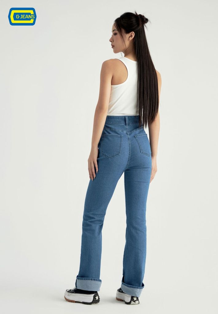 Quần Jeans Nữ Ống Vảy TQ110J8406