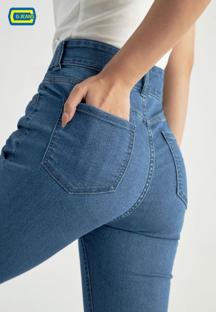 Quần Jeans Nữ Ống Vảy TQ110J8406