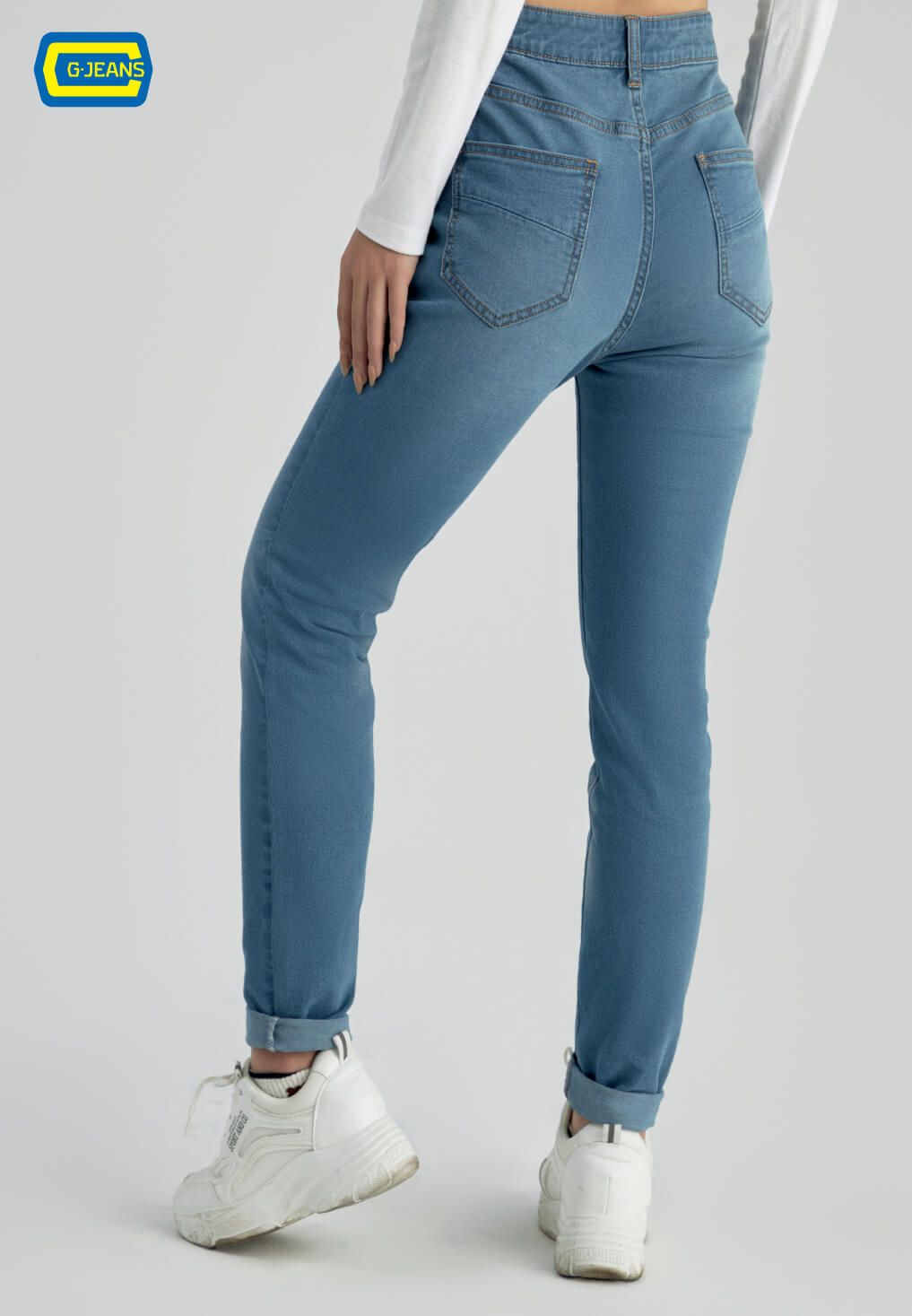  Quần Dài Nữ Jeans Ôm Co Giãn DQ103J8396 