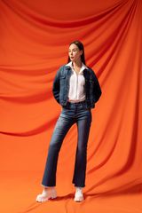 Quần Dài Nữ Jeans Vảy XQ110J8604