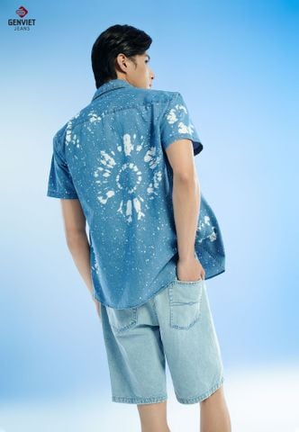 Áo Sơ Mi Jeans Cộc Tay Nam X3324J8704
