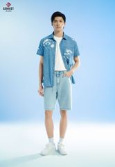 Áo Sơ Mi Jeans Cộc Tay Nam X3324J8704